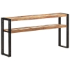 Mesa consola de madera maciza reciclada 150x30x75 cm