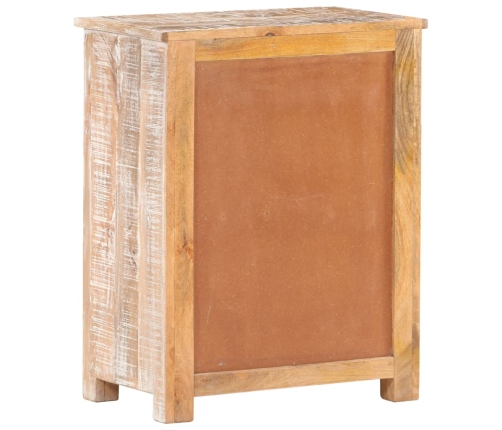 Aparador de madera de mango rugosa 61x35x76 cm