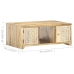 Mesa de centro de madera maciza de mango 90x50x35 cm