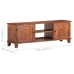 vidaXL Mueble para TV madera maciza de acacia marrón miel 120x30x41 cm