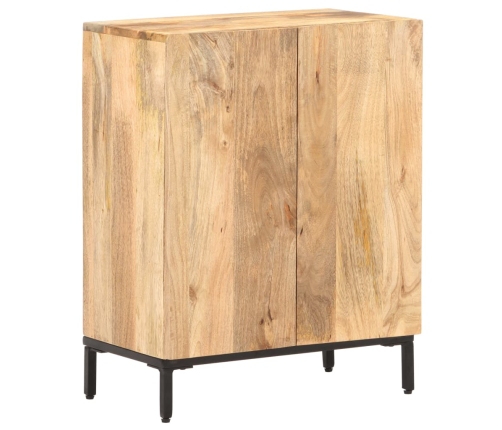 Aparador de madera maciza de mango 60x35x77 cm