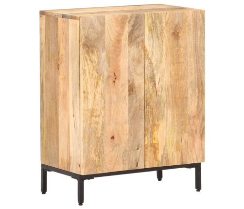 Aparador de madera maciza de mango 60x35x77 cm