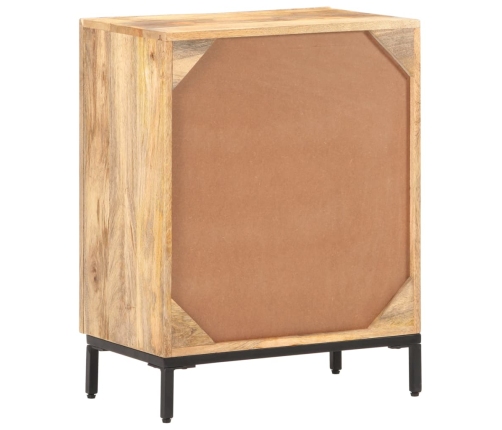 Aparador de madera maciza de mango 60x35x77 cm