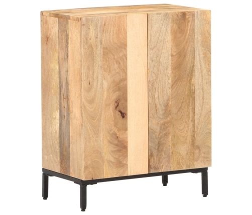 Aparador de madera maciza de mango 60x35x77 cm