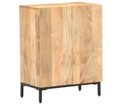 Aparador de madera maciza de mango 60x35x77 cm