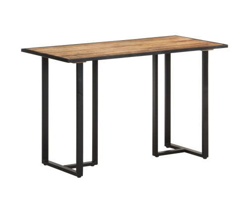 Mesa de comedor de madera maciza de mango rugosa 120 cm