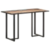 Mesa de comedor de madera maciza reciclada 120 cm