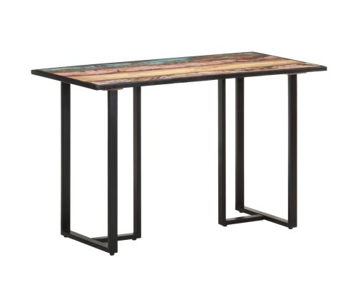 Mesa de comedor de madera maciza reciclada 120 cm