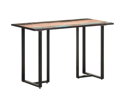 Mesa de comedor de madera maciza reciclada 120 cm