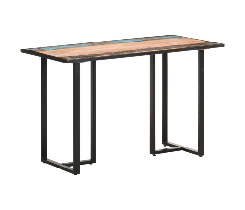 Mesa de comedor de madera maciza reciclada 120 cm