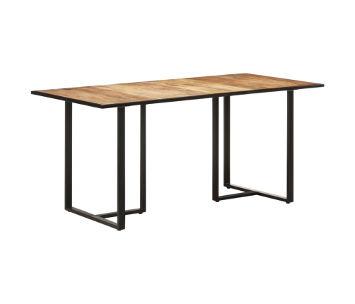 Mesa de comedor madera de mango rugosa 160 cm