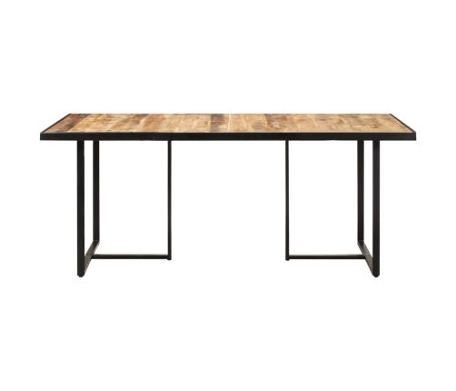 Mesa de comedor madera de mango rugosa 160 cm