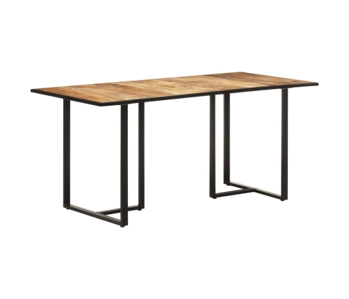 Mesa de comedor madera de mango rugosa 160 cm