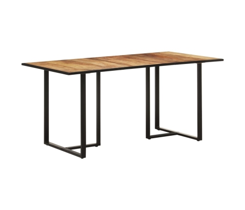 Mesa de comedor madera de mango rugosa 160 cm