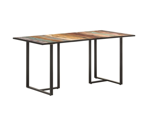 Mesa de comedor de madera maciza reciclada 160 cm