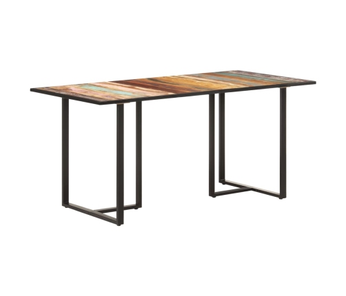 Mesa de comedor de madera maciza reciclada 160 cm