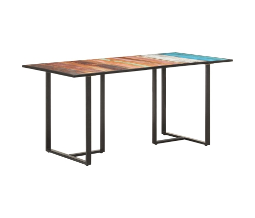 Mesa de comedor de madera maciza reciclada 160 cm