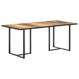 Mesa de comedor de madera maciza reciclada 180 cm