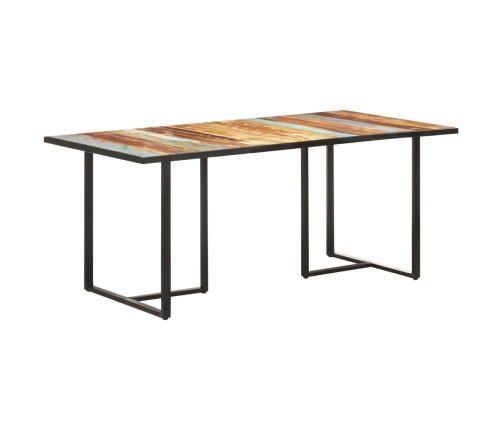 Mesa de comedor de madera maciza reciclada 180 cm