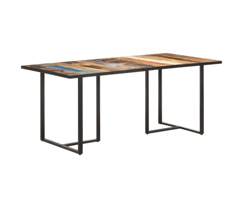 Mesa de comedor de madera maciza reciclada 180 cm