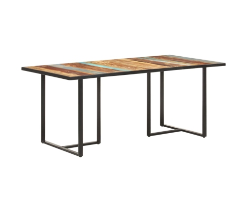 Mesa de comedor de madera maciza reciclada 180 cm