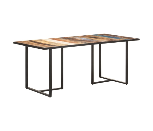 Mesa de comedor de madera maciza reciclada 180 cm