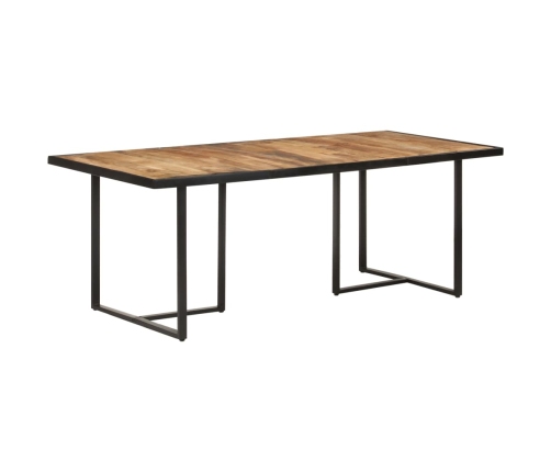 Mesa de comedor madera de mango rugosa 200 cm