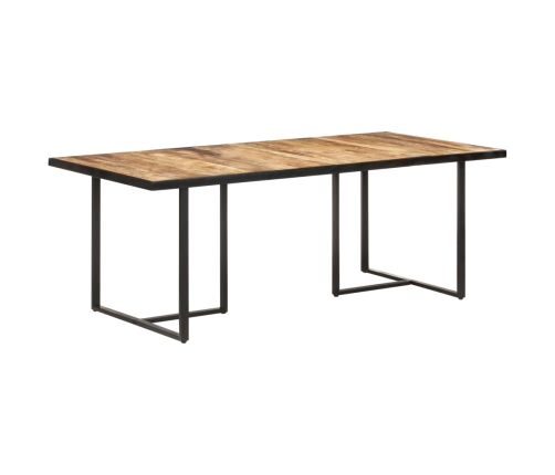 Mesa de comedor madera de mango rugosa 200 cm