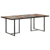 Mesa de comedor de madera maciza reciclada 200 cm