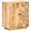 Aparador de madera de mango maciza 60x35x70 cm