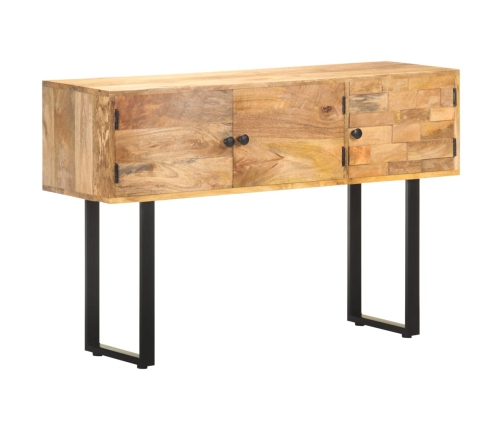 Aparador de madera maciza de mango 116x35x75 cm