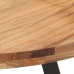 Mesa de comedor de madera maciza de acacia 80 cm