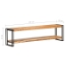 Mueble de TV de madera maciza de acacia 150x30x40 cm