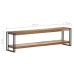 Mueble de TV de madera maciza reciclada 150x30x40 cm