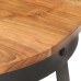 Mesa de centro de madera maciza de acacia Ø68x43 cm