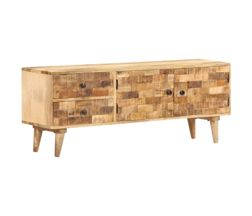 Mueble para TV de madera maciza de mango 120x30x45 cm