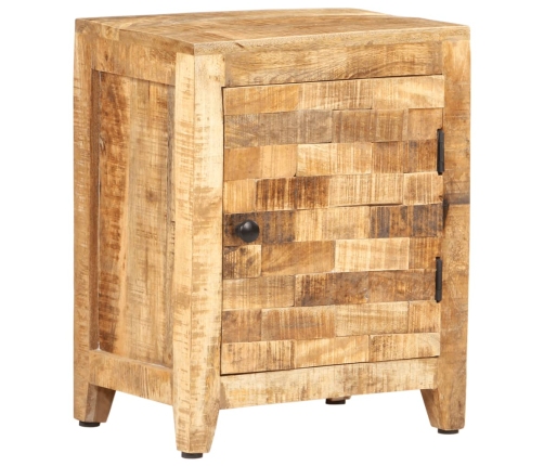 vidaXL Mesita de noche de madera maciza de mango 40x30x50 cm