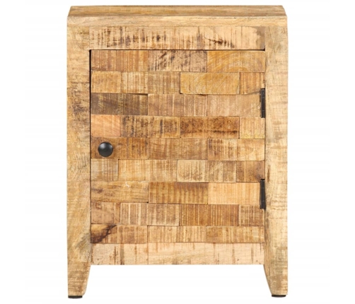 vidaXL Mesita de noche de madera maciza de mango 40x30x50 cm