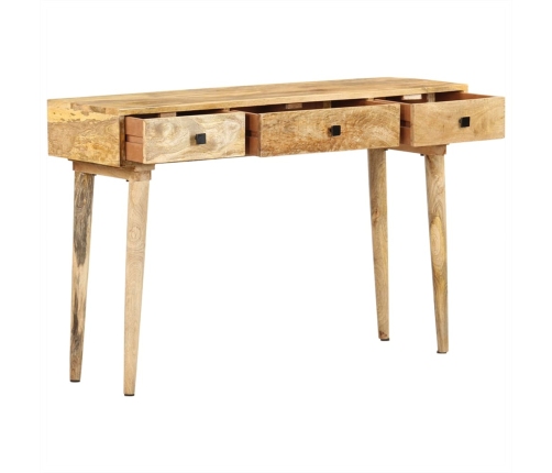 Mesa consola de madera maciza de mango 115x35x76 cm