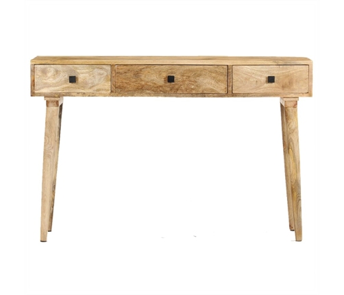 Mesa consola de madera maciza de mango 115x35x76 cm