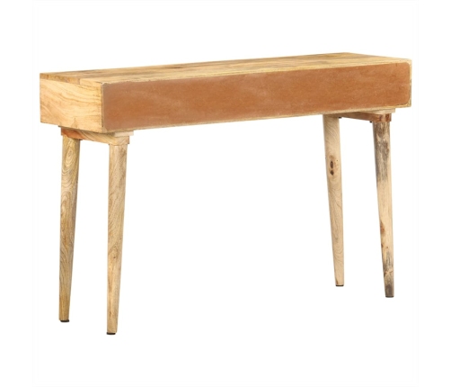 Mesa consola de madera maciza de mango 115x35x76 cm