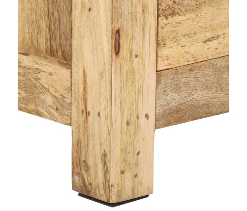 Mesita de noche de madera maciza de mango 45x35x60 cm