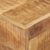 Mesa auxiliar de madera de mango rugosa 30x30x33 cm