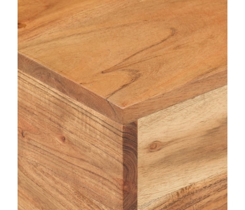 vidaXL Mesa auxiliar de madera maciza de acacia 30x30x33 cm