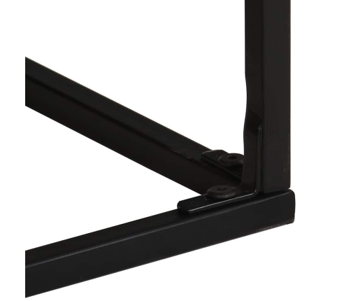 Mesa de centro madera de mango rugosa 68x68x41 cm