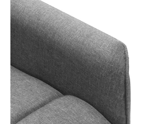 Sillón de masaje elevable tela gris claro