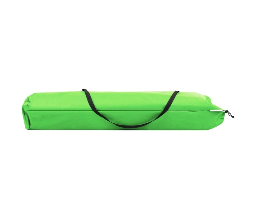 vidaXL Tumbona plegable para 2 personas acero verde