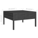 Set muebles de jardín 2 piezas y cojines ratán sintético negro