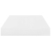 Estante flotante de pared blanco brillante MDF 40x23x3,8 cm