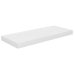 Estante flotante de pared blanco brillante MDF 60x23,5x3,8 cm